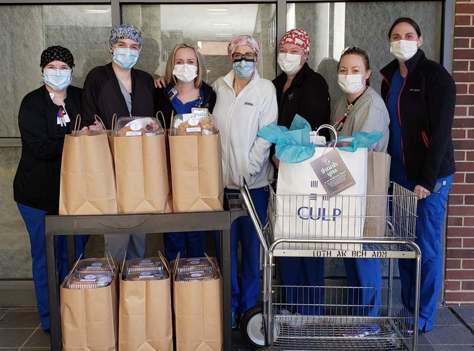 Culp, Inc. Thanks Healthcare Workers With Lunches And Gifts 03