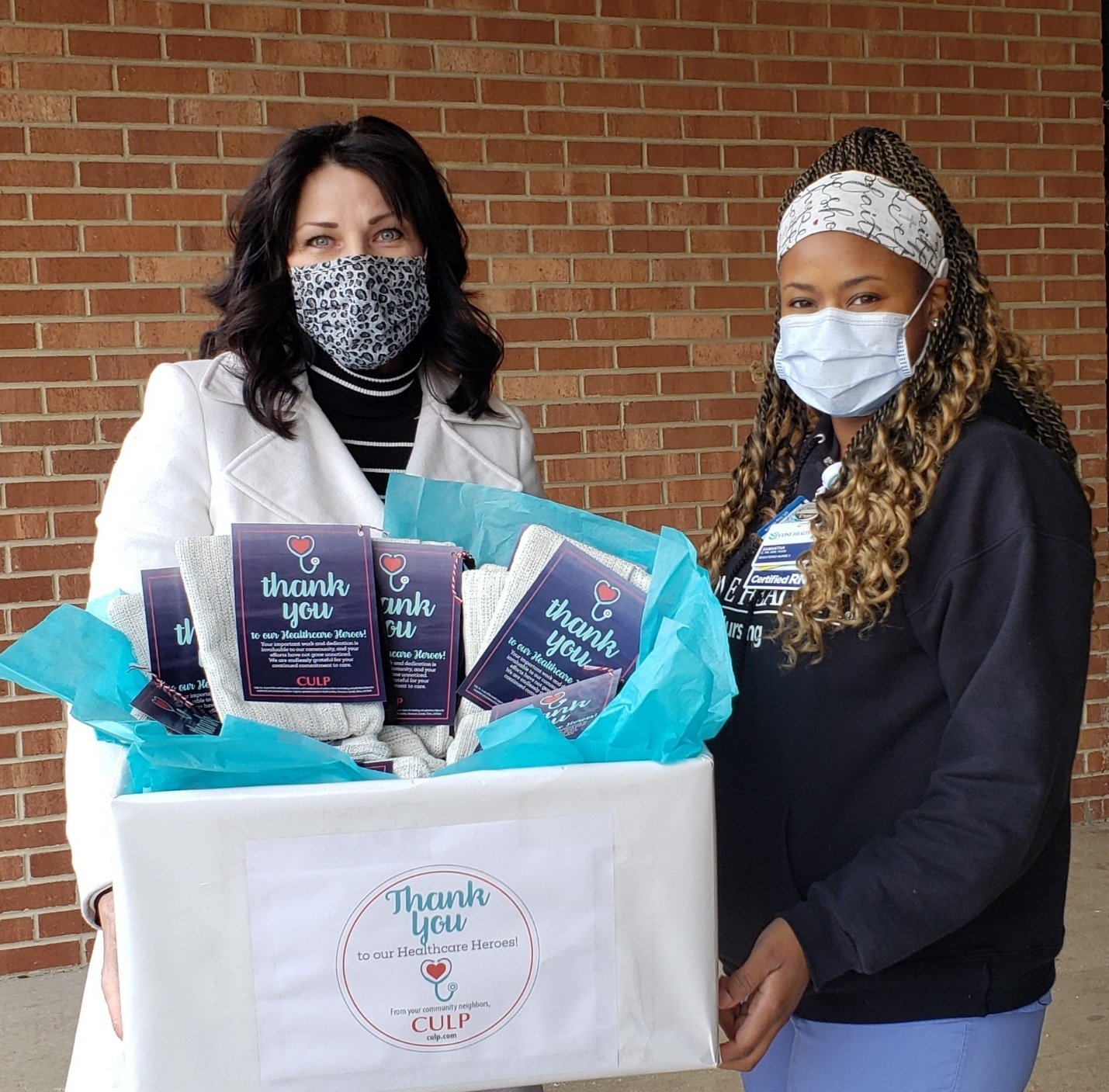 Culp, Inc. Thanks Healthcare Workers With Lunches And Gifts 04