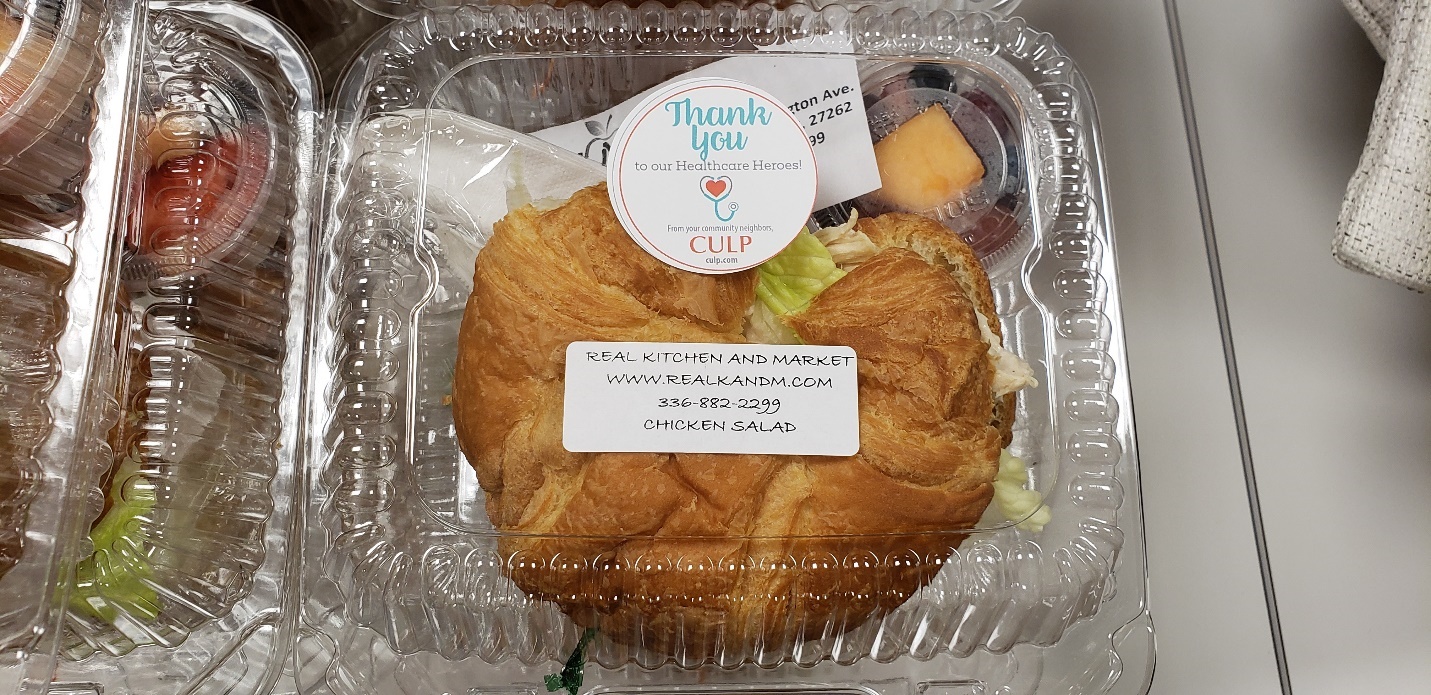 Culp, Inc. Thanks Healthcare Workers With Lunches And Gifts 10