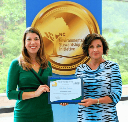 ESI - Jenny receiving certificate
